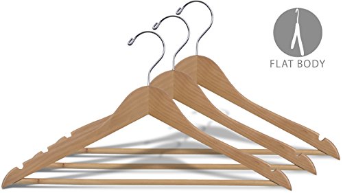 The Great American Hanger Company 1 Clothing Hangers, Natural