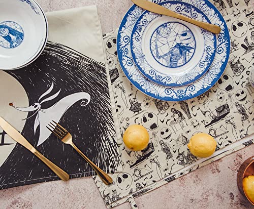 Disney The Nightmare Before Christmas Black and White Kitchen Hand Towel Set | Quick-Dry Wash Cloth, Highly Absorbent Dish Towel