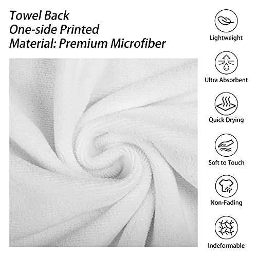 ainidamiss White Grey Gold Marble Decorative Hand Towels Ultra Soft Highly Absorbent Microfiber Kitchen and Bath Hand Towels Multipurpose for Bathroom Kitchen Gym Hotel and Spa 15.7x27.5 in