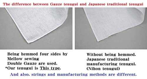 MIKURA Double Gauze Tenugui, Japanese Towel, Seigaiha (Navy)