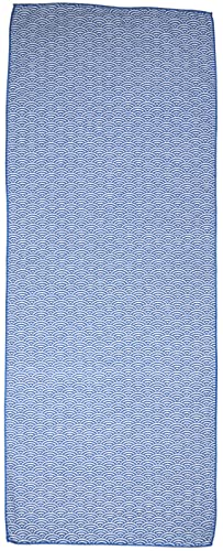 MIKURA Double Gauze Tenugui, Japanese Towel, Seigaiha (Navy)