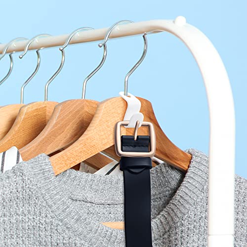 WXOIEOD 60 Pieces Space Saving Clothes Hanger Connector Hooks for Standard Hangers, Cascading Plastic Huggable Hangers Outfit Organizer Heavy Duty Extender Connection Closet Hook for Coat Shirt Pants