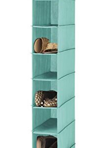 Whitmor 8 Shelf Hanging Shoe Shelves, Turquoise