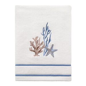 avanti linens - hand towel, soft & absorbent cotton towel (abstract coastal collection)