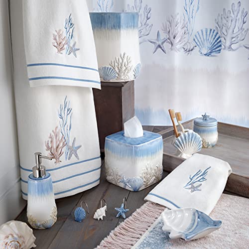 Avanti Linens - Hand Towel, Soft & Absorbent Cotton Towel (Abstract Coastal Collection)