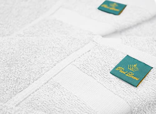 Pearl Linens Economy Salon Towel, Bulk Pack of 24, Not Bleach Proof, Ultra Soft Hand Towels, Bulk Hand Towels, Spa, Gym Towel, Gym Hand Towel, Super Absorbent, White Hand Towel, Hand Towel, 16x27 in