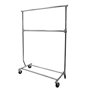 add on bar for nahanco rcs-1 and rcs2 rolling clothes racks, chrome