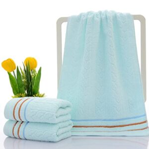 Dark Gray Hand Towels for Bathroom Towel Absorbent Clean and Easy to Clean Cotton Absorbent Soft Suitable for Kitchen Bathroom Living Room Bathroom Set Gray (A, One Size)