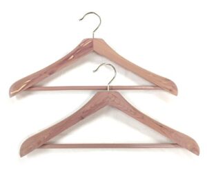 cedar elements wide coat and suit hangers (2)