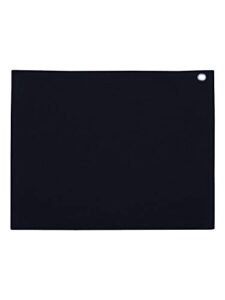 carmel towel company large rally towel with grommet and hook os black
