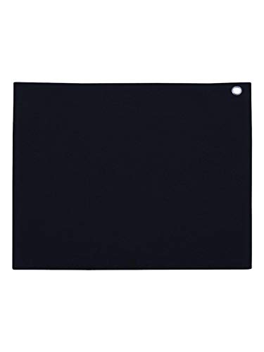 Carmel Towel Company Large Rally Towel with Grommet and Hook OS BLACK