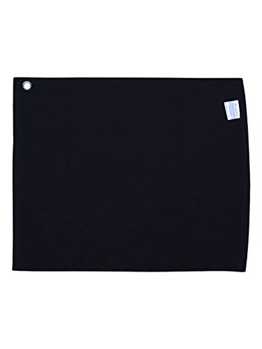 Carmel Towel Company Large Rally Towel with Grommet and Hook OS BLACK