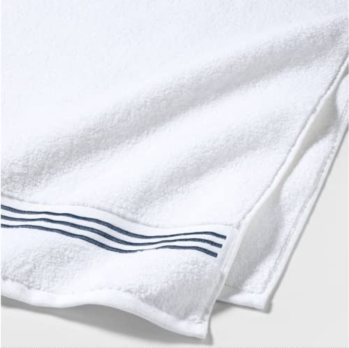 SIMPLI-MAGIC 79509 8-Piece Premium Set, 2 Bath, 2 Hand, 4 Wash Cloths, 100% Ring Spun Cotton Highly Absorbent Towels for Bathroom, Gym, Hotel, and Spa, (2) 27" X 54" (2) 16" x 30" (4) 13" x 13", Black