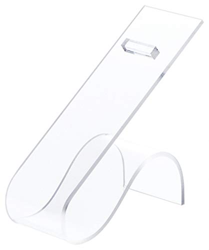 Plymor Clear Acrylic Shoe Rest, 2" W x 4.5" D x 4.75" H (Fits Most Women's & Children's Shoes)