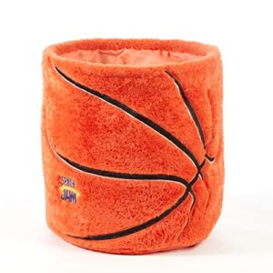 Idea Nuova Space Jam: A New Legacy Basketball Plush Storage Organizer Bin, 15" H x 14" W