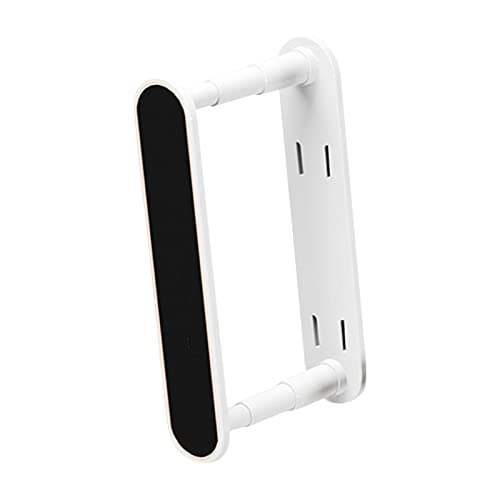 Baoblaze Hanger Storage Rack Holder Foldable Sturdy Organizer for Laundry Room Waterproof Space Saving Good Load Bearing, White