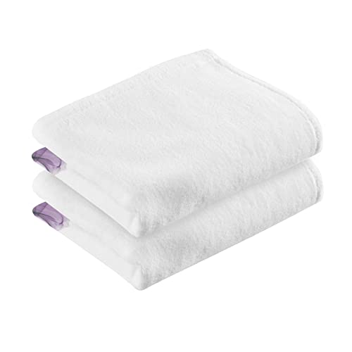 senya Towels Cotton Hand Towels Pack of 2, Lavender Hope Flowers Ultra Soft Highly Absorbent Towels for Bathroom, 16x28 Inches