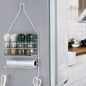 R FLORY 2 Tier Shower Rack Caddy Bathing Shelf Shower Head Hanging Rack Wall Mount Bathroom Room Saver Container …