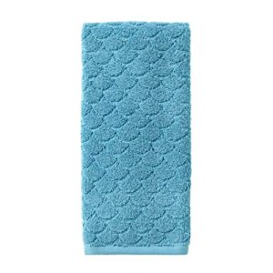 SKL Home by Saturday Knight Ltd. Ocean Watercolor Scales Hand Towel, Blue (2-Pack)