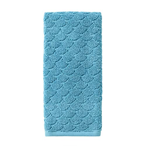 SKL Home by Saturday Knight Ltd. Ocean Watercolor Scales Hand Towel, Blue (2-Pack)