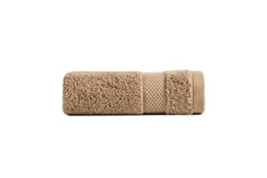 100% cotton luxurious hotel quality hand towels soft and absorbent, premium quality perfect for daily use - machine washable (camle)