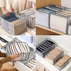 1 Pcs Wardrobe Clothes Organizer LACE INN Upgraded Drawer Wardrobe Closet Dresser Organizers for Clothing, Drawer Storage Organizer for Folding Jeans Bra Socks Underwear