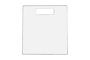 nahanco fb1303 acrylic shirt folding board, 11" width x 12" length, clear