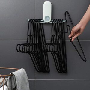 01 Hanger Organizer, Foldable Not Easily Deformed Hanger Rack Durable Easy Storage for Bathroom for Household