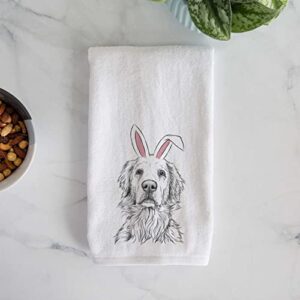 Inkopious Easter Golden Retriever Decorative Hand Towel Bathroom and Kitchen Decoration Décor