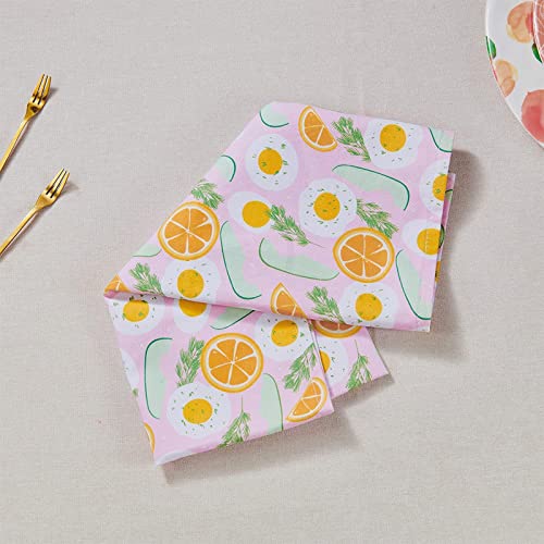 SunMoonSky Hand Bath Towels 100% Cotton Placemats 14 x 19 Inch, Hand Bath Towels or Cotton Placemats Set of 2 Collection of The Elegant Styles and Quality Fabrics for Every Occasion. (Lemon)