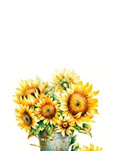 JALIBEI A vase of Sunflowers Hand Towels 13.6 X 29' for Household Daily Use | Home Decoration | Carry-On Hotel Gym Spa