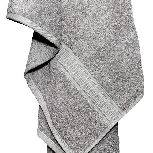 Ariv Towels - Premium Bamboo Cotton Bath Towels - Natural, Ultra Absorbent and Eco-Friendly 30" X 52" (Platinum)