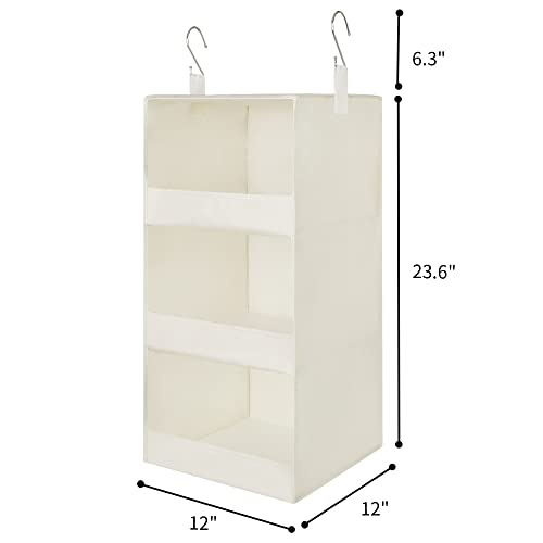 GRANNY SAYS Bundle of 1-Pack Hanging Organizer Closet & 1-Pack Hanging Closet Organizer