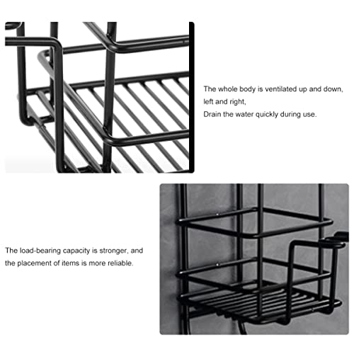 Zerodeko Shelving Brackets Wall Rack Shelf Shower Shower shower shelves shower basket shower rack Organizer Shelf, Adhesive Wall Mount Shelves Toothbrush Holders Wall Mounted