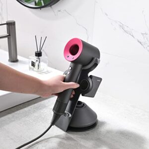 i'smartmoon hair dryer holder for dyson supersonic, aluminum alloy bracket power plug holder, bathroom organizer for dyson supersonic hairdryer care tools…