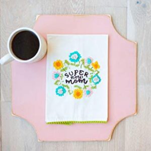 Super MOM Floral Towel