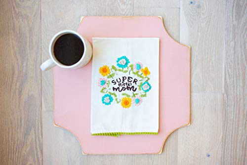 Super MOM Floral Towel