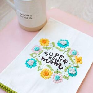 Super MOM Floral Towel