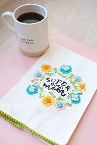 Super MOM Floral Towel