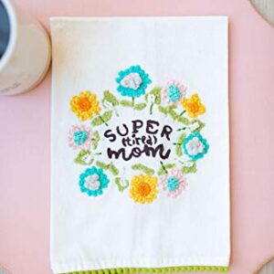 Super MOM Floral Towel