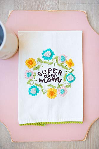 Super MOM Floral Towel