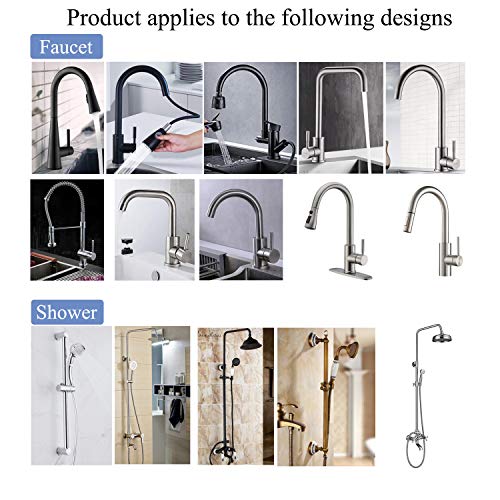 Kitchen Dish Sponge Holder Faucet Caddy Shower Rod Soap Basket,Faucet Shower Rod Assembled