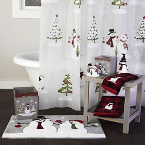 SKL Home Woodland Winter, Hand Towel Set, Red