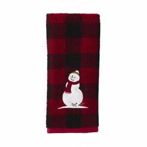 SKL Home Woodland Winter, Hand Towel Set, Red