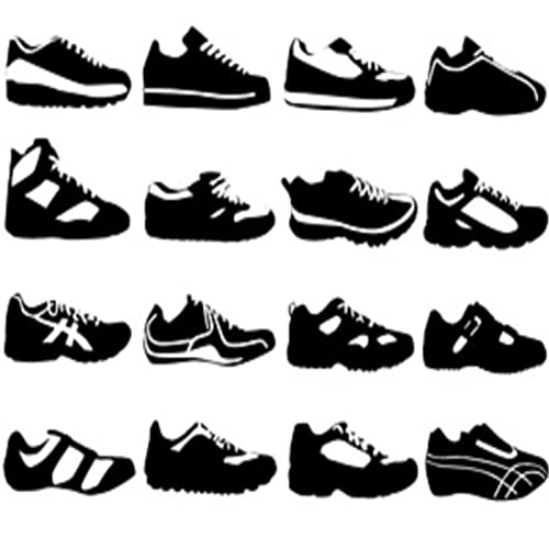 Clear Acrylic Floating Shelves for Wall Mount,Shoe Shelves,Floating Sneaker Display,Show Shelf,Wall Shoe Rack,Floating Shoe Display Shelf,Shoe Organizer Holder(12 pcs)