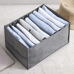 Sock Bins for Closet Mesh Separator Pants Box Box Clothes Wardrobe Bag Storage Clothes Cationic Drawer Sorting Home Textile Storage Storage Large Containers (C, One Size)