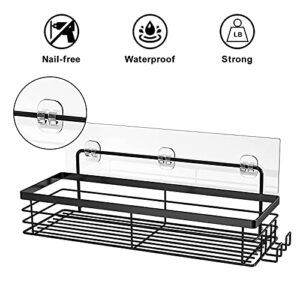 Orimade 2 Pack Shower Caddy Adhesive Replacement Sticky Wall Adhesives, 11.81 x 2.75'' (7x30cm) Pad Hook Strip Waterproof Rustproof for Shower Caddy Oraganizer Shelves, Kitchen Racks, Bathroom Storage