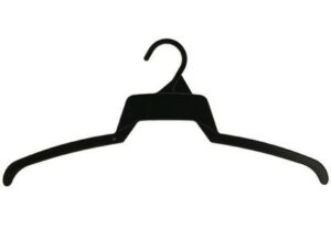 black 18" low cost hangers