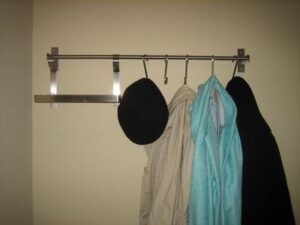 premium stainless steel grundtal rail towel utility rack 23.5 inch with 10 hooks