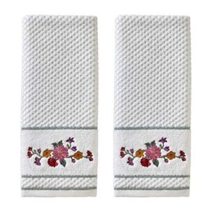 skl home vern yip floral totem hand towel set, multicolored